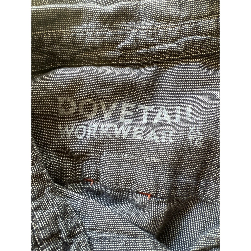 Dovetail Workwear Women's Givens Work Shirt Button Up Size XL Blue Utility - Picture 4 of 7